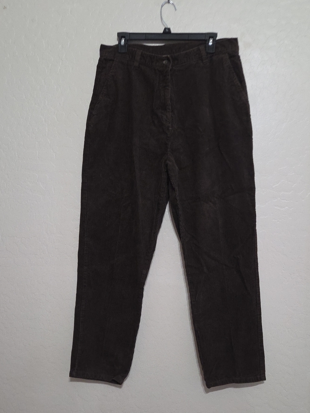 Woolrich Women's Straight-Leg Corduroy Pants in Dark Brown